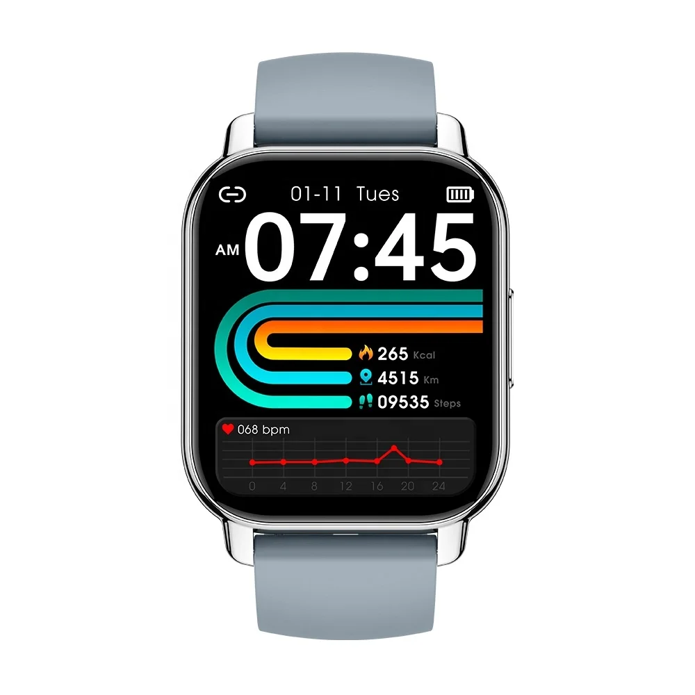 P66 Smart Watch CE RoHS Reloj Inteligente BT Call Smartwatch Waterproof Blood Pressure Heart Rate Monitor Health Fitness Tracker