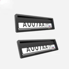 EU Car Remote Control Sliding Retractable Shutter cover remote control license plate frame Control Electric License Plate Hide