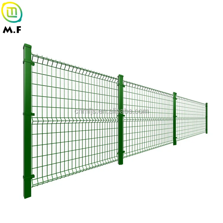 3d fence curvy wire mesh fence powder coated 3d curved welded wire mesh fence panel for garden