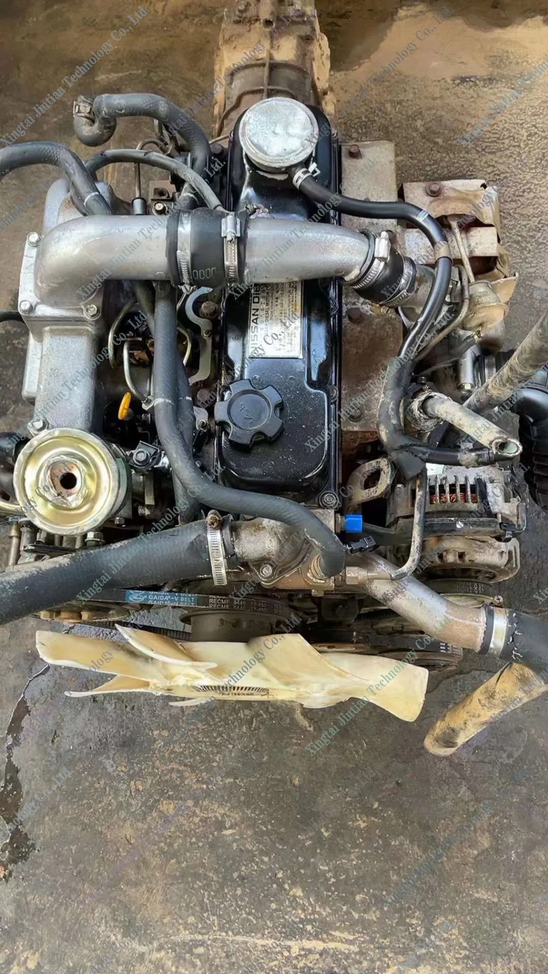 High Performance QD32 Turbo Engine and 4wd Gearbox with Low Mileage for Pickup
