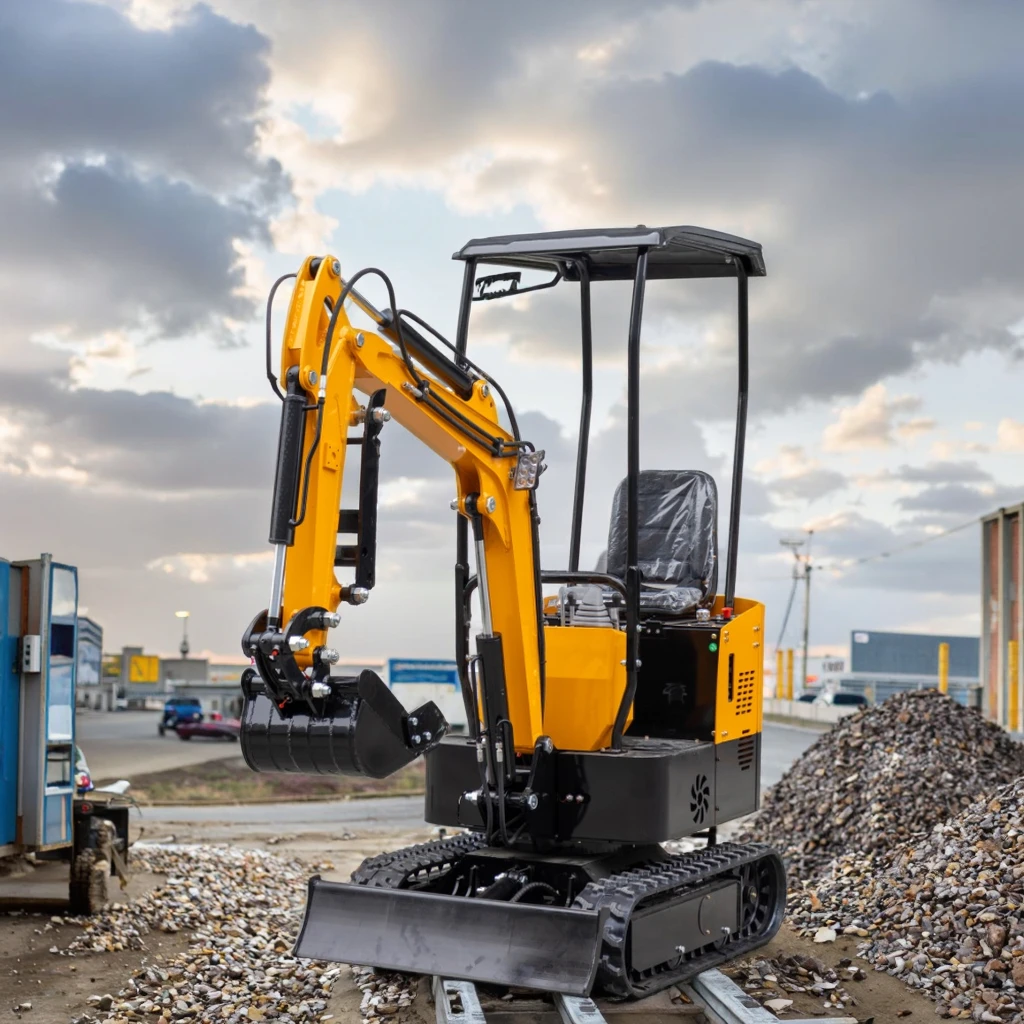 Standard EURO 5, kompaktowa maszyna wywrotkowa 1 ton, koparka gąsienicowa 360° hydrauliczna, silnik EPA do użytku domowego/rolniczego