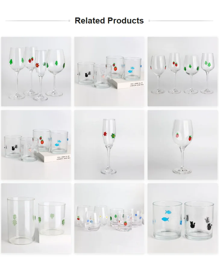 Wholesale Speckled Glass Crystal clear Customized Handmade Collins Highball Glass Tumbler Set 300ml