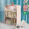 Pink cosmetic box with light