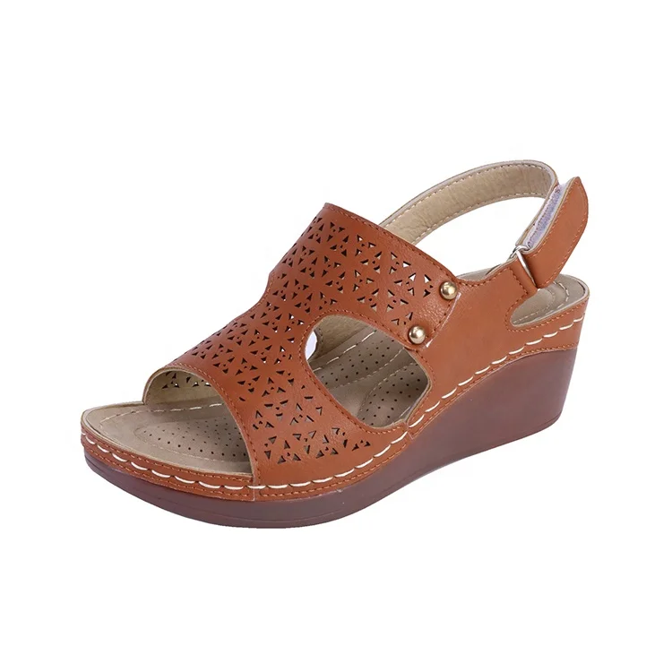 new best selling fashion comfortable wedge summer sandals for women and ladies