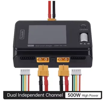 ToolkitRC M6D ミニスマート充電器放電器 500W 15A DC デュアル