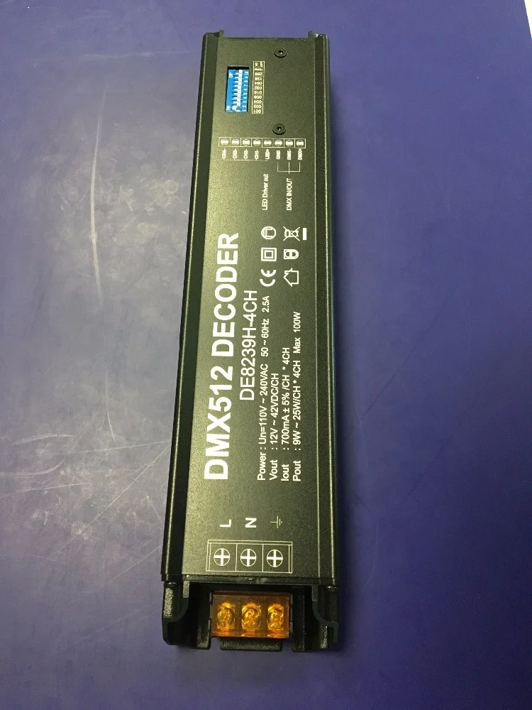 New Products 4 Channel Output RGBW 100W DMX 512 LED Driver 230V