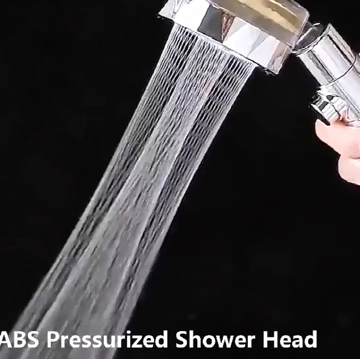 High Pressure Filter Spinning 360 Degrees Rotating Shower Head Handheld ...