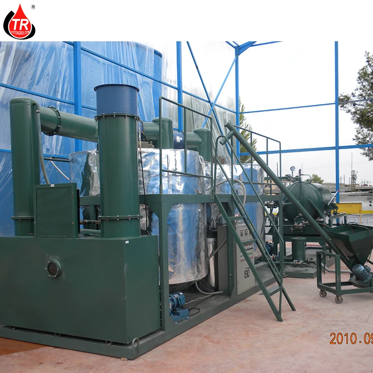 Waste Car Motor Oil Recycling Regenerate Black Oil to Yellow Base Oil Machine