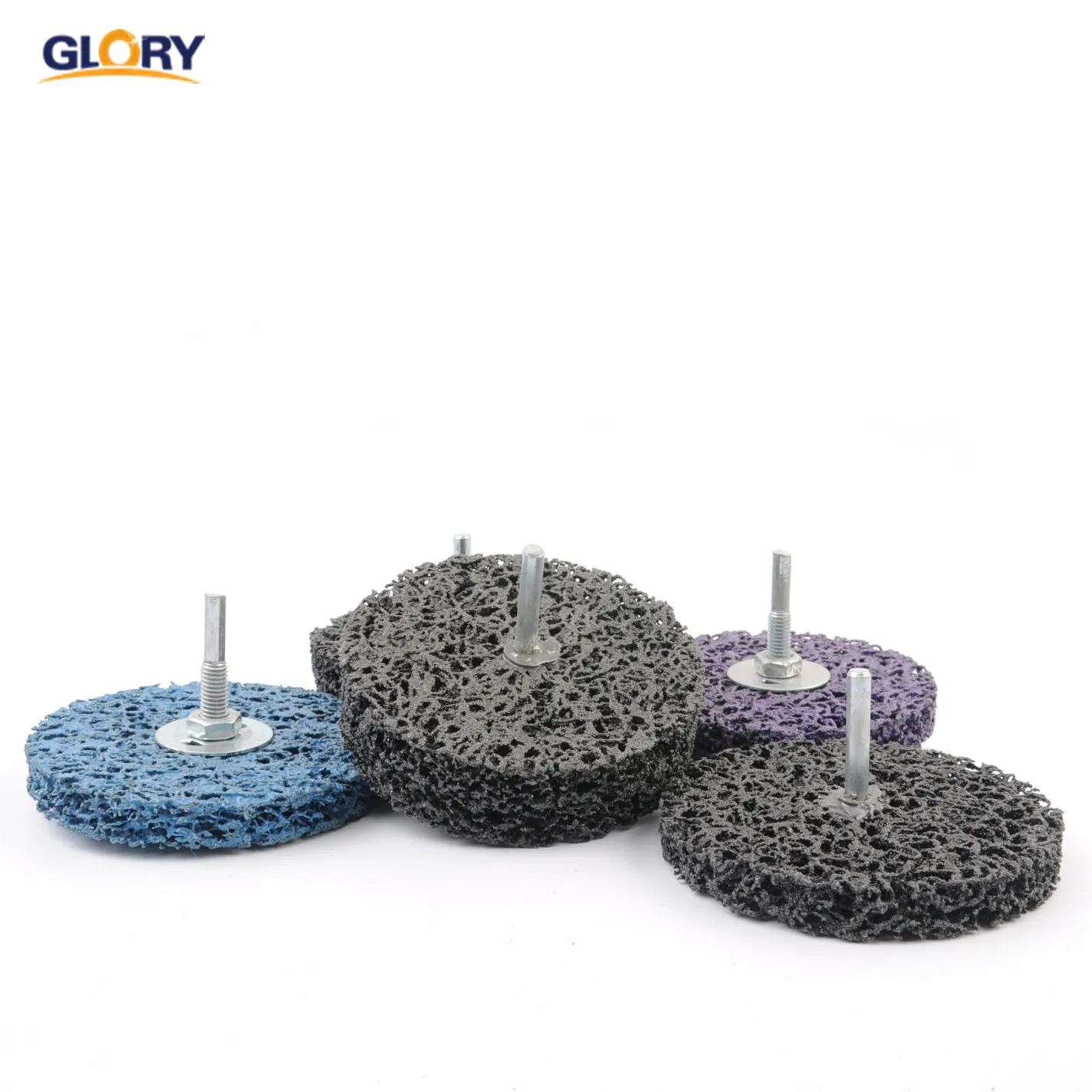 Glory Abrasives 100mm Silicon Carbide Spindle Clean Strip Disc For