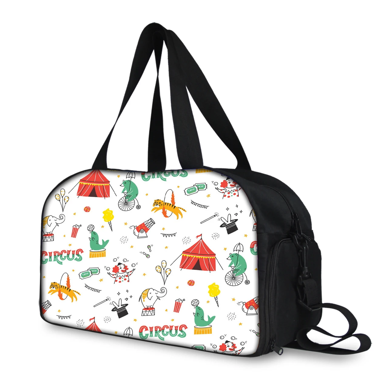 Custom Duffle Bag Trendy Gym Travel Bag with Shoe Compartment