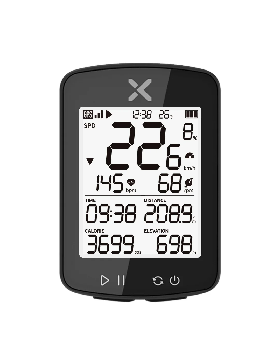Xoss G2 / g2 + Vélo GPS Ordinateur Sans Fil Compteur de Vitesse