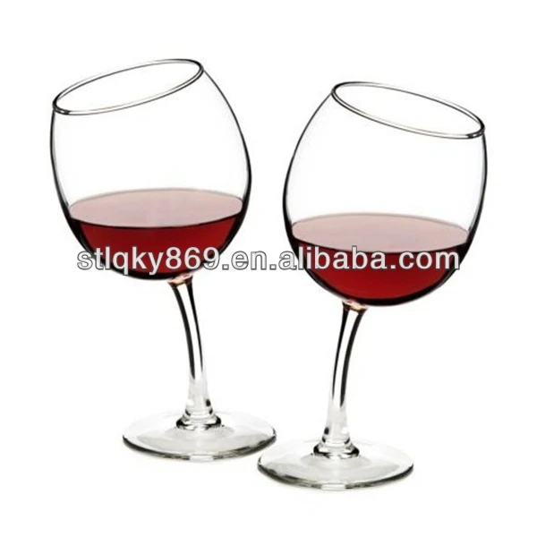 Tipsy Wine Glasses - Set of 2