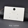 Four-hole earring card 4.5*7 (with words);