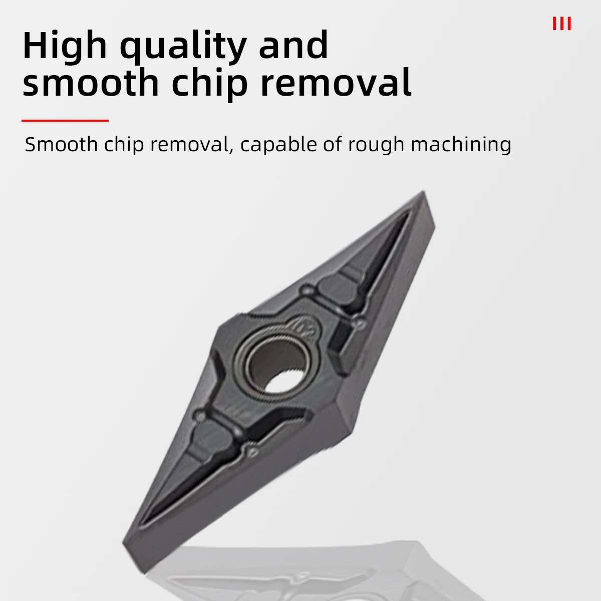 Kennametal Trigon Precision CNC Cutting Insert WNMG080404FP KC5010 for External Round Turning Tool, Wear-Resistant WNMG