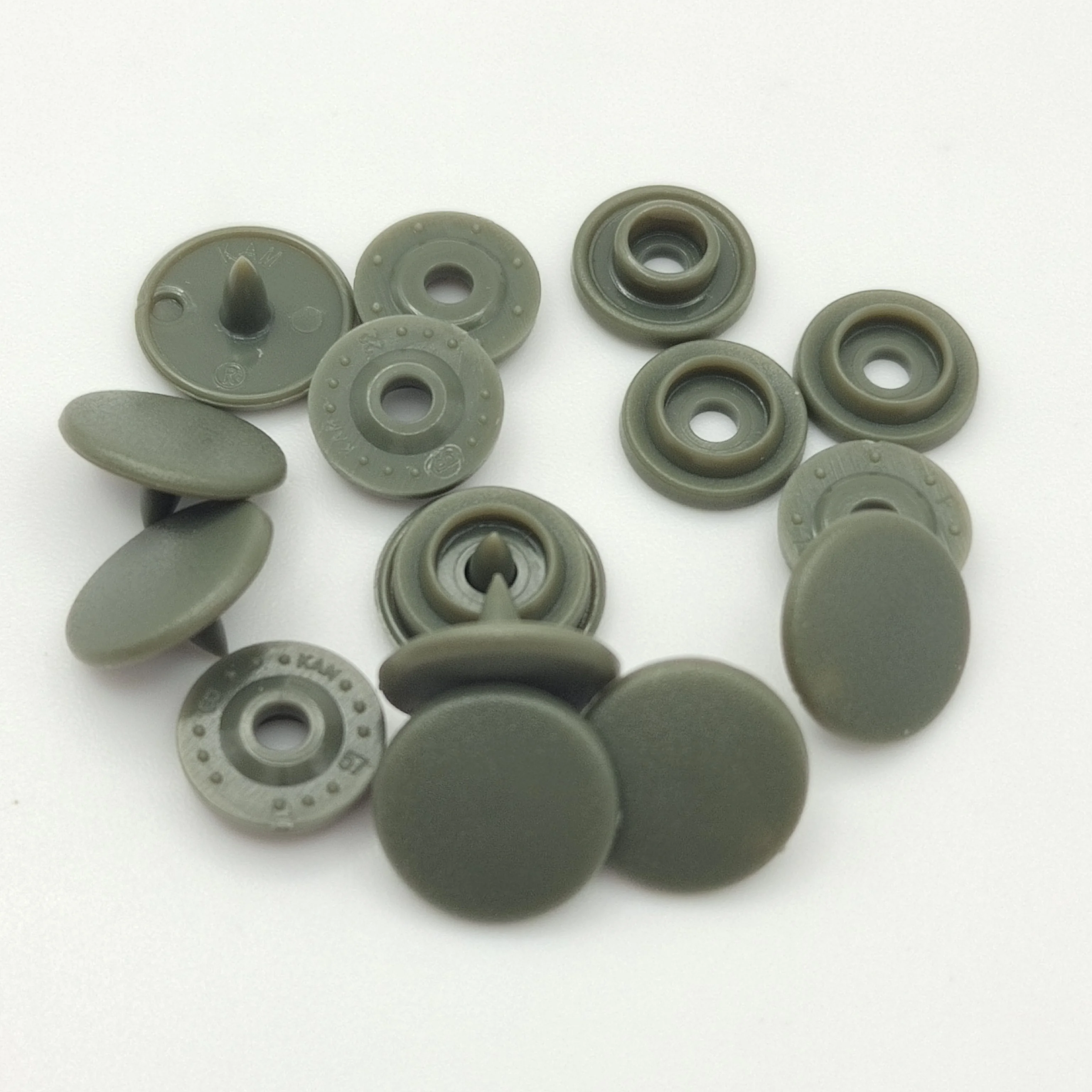 Готовые к отправке 10 7 мм темно-зеленые 3000 набор T3 пластиковые заклепки кнопки