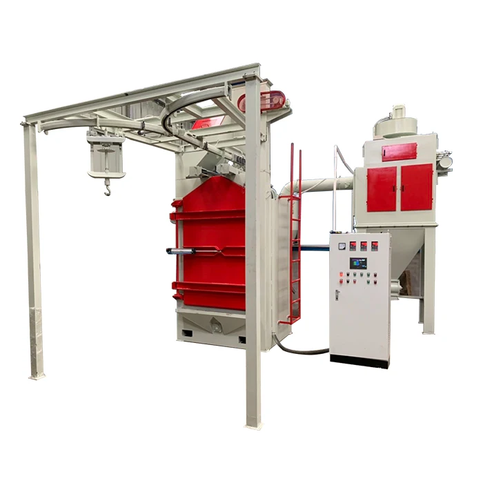 Best Selling Automatic Industry Abrasive Hook Shot Blasting Machine For Casting Forging Surface Cleaning