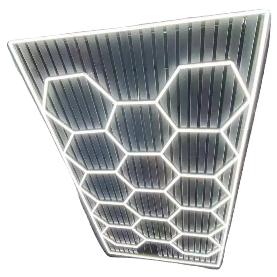 ETOP Professional Hexagon Easy Installation Customized Hexagon Led Light for Showroom Led Workshop Light Car Detailing Lights