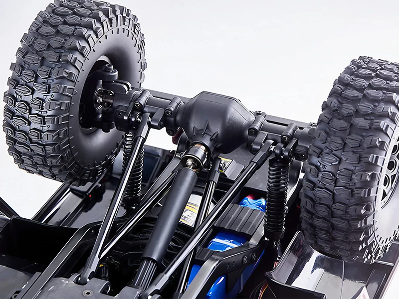 ROCHOBBY FMS 1/10 MASHIGAN クロ crawler 4WD RCカー LEDライト付き