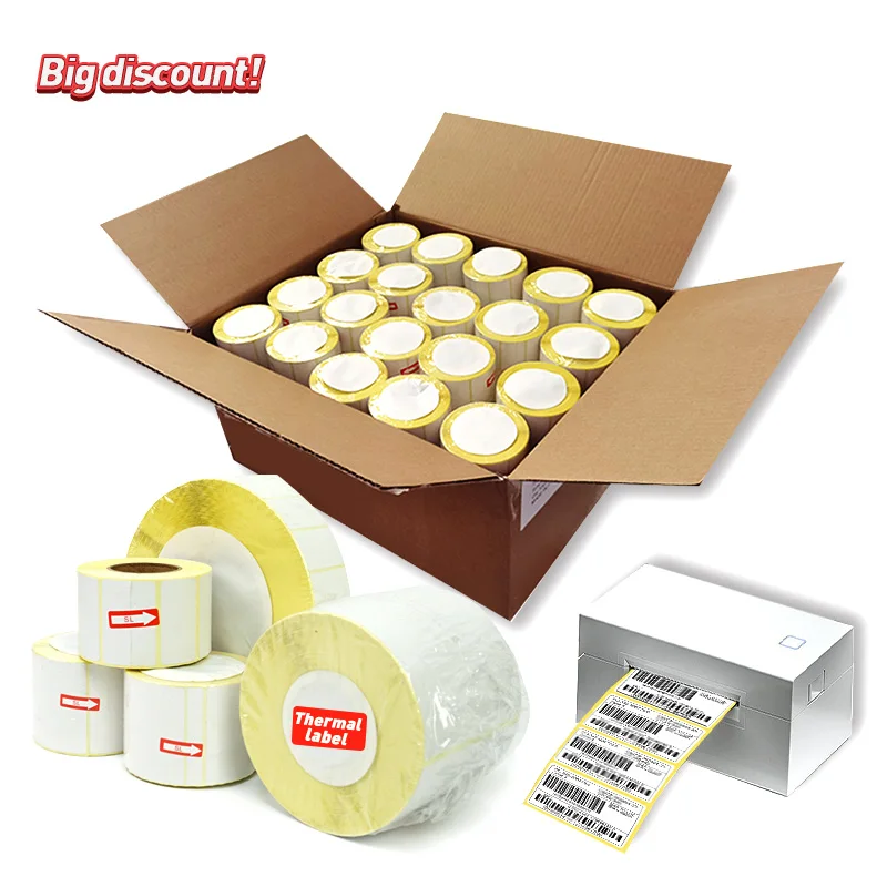 Sailing Shipping Labels 100Mm*150Mm  Roller 4X6 Inch Direct Thermal Labels