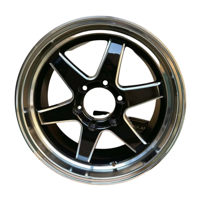 DAYTONA EURO JDM-SIX】 18x8J +38 PCD139.7/6H ブラック 200系