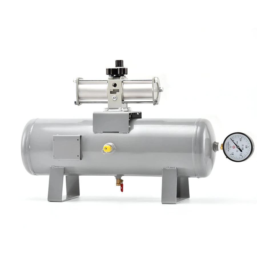 VBAT010A Tryckförstärkare Regulator Kompressor Luft Pneumatisk Boosterventil Komplett lufttrycksboosterpump med 10L tank