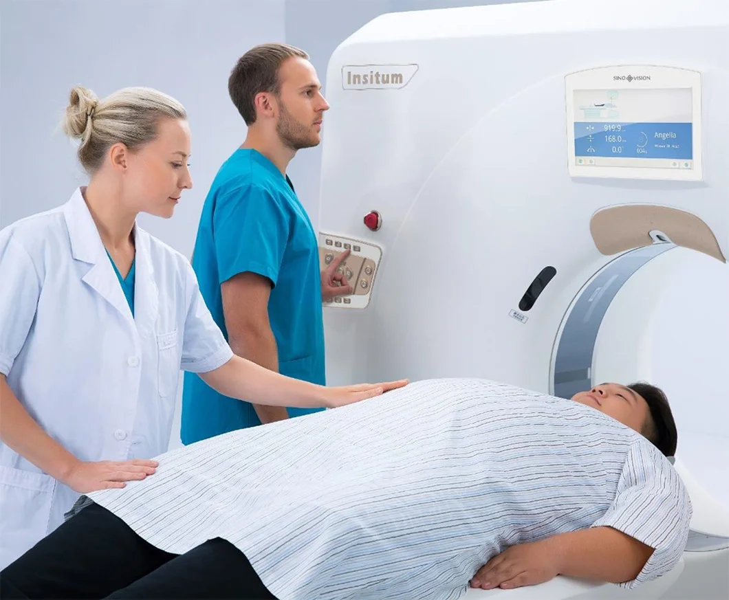 32 64 128 Slice Computed Tomography Scanner Medical Full Body CT X Ray Scan Machine manufacture