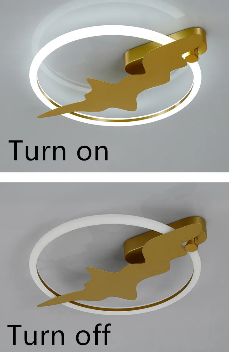 2021 New style led ceiling light round simple modern household ceiling lamp surface install ceiling light for bedroom