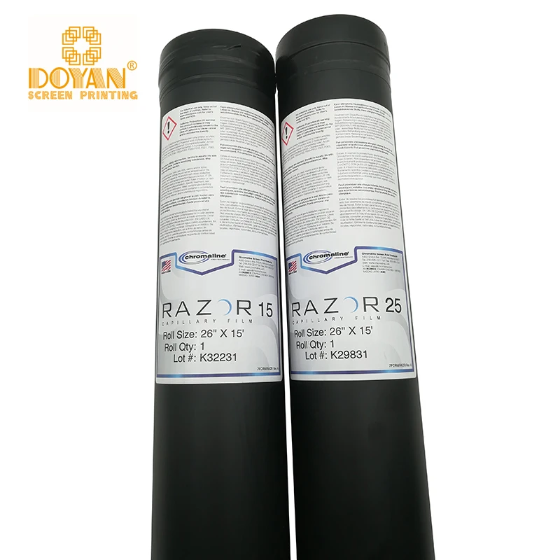 Waterproof Screen Printing Inkjet Film Transparency Milky Inkjet Photopolymer Capillary Film