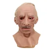 Maschera da vecchio con capelli gialli