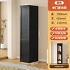 Black 418*550*2000 [Single Door Louvered Wardrobe]