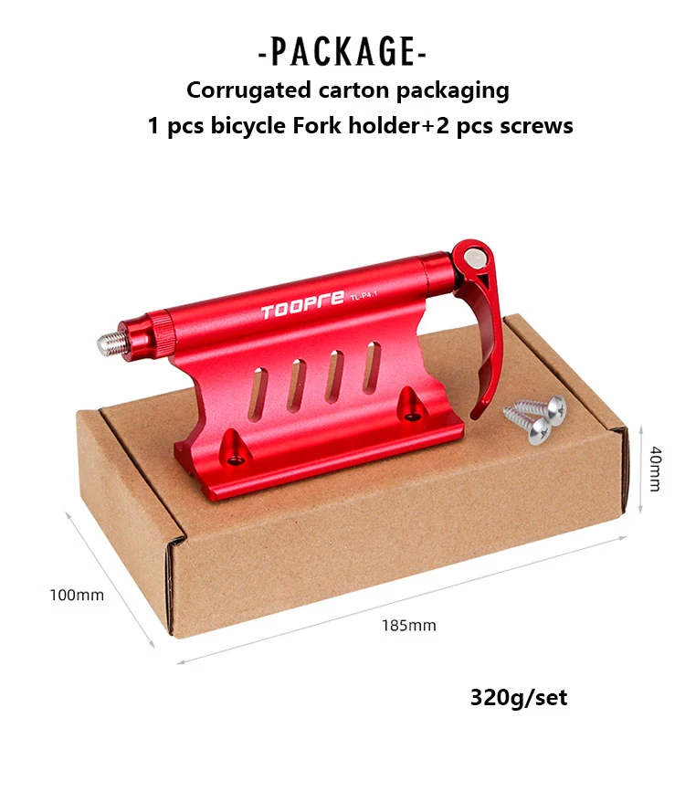 Aluminum Alloy Quick Release Bike Front Fork Fixed Holder Other Bicycle