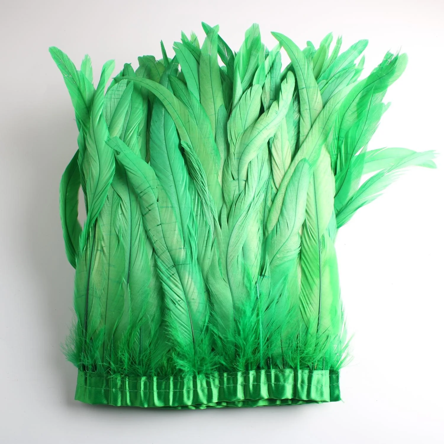 Factory Price Customized 144 Colors Rooster Tails Feather Fringes Trimming for Carnival Costume Backpacks Headdress Accessories