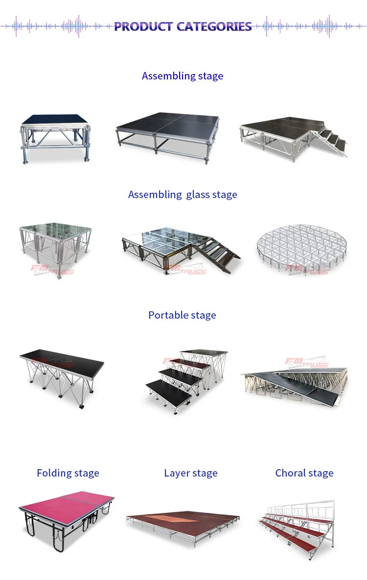Durable Aluminum Concert Stage Roof Truss Stand Lift System