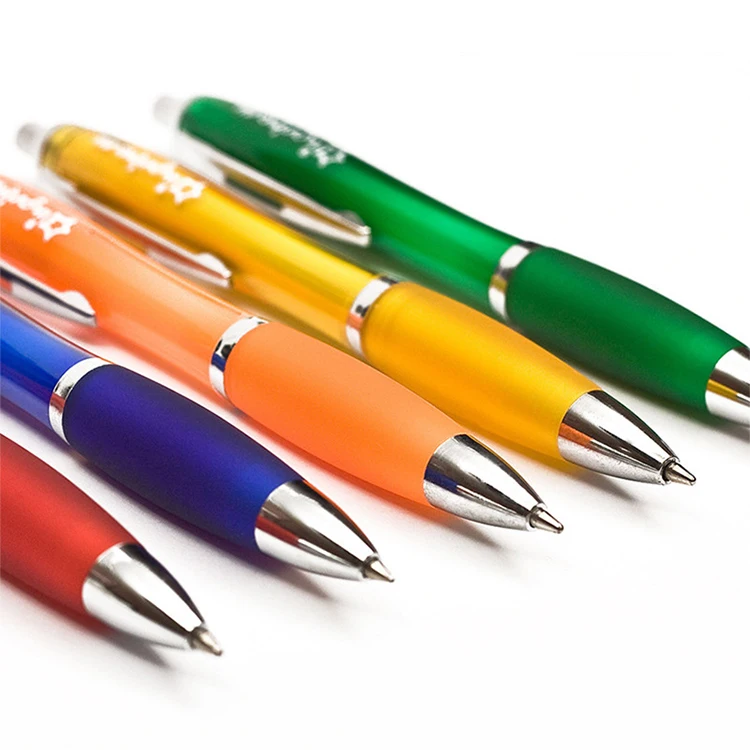 Amerpromo Ballpoint Pens parker Beta Standard Chrome Trim Red Color Plastic Body Custom logo Promotional Writing Ballpoint Pen
