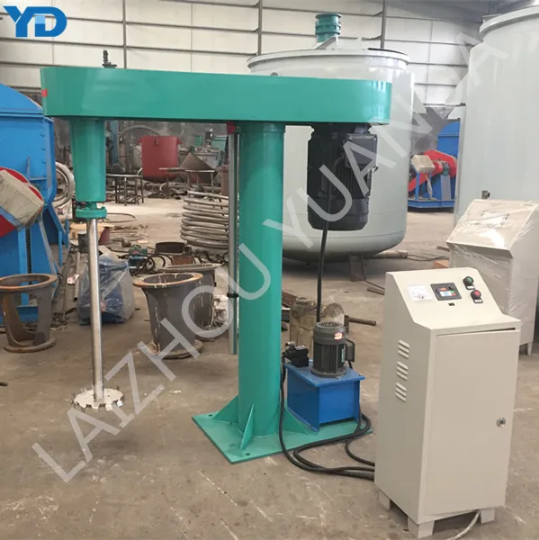 Excellent Performance High Speed Paint Mixer With 200L Mixing Tank Pigment High Speed Disperser for Construction Work