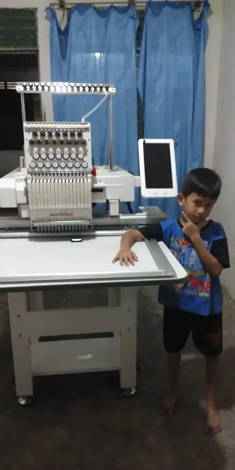 Newest Embroidery Machine  DAHAO Computer Control System With Original Digitizing Software High Speed