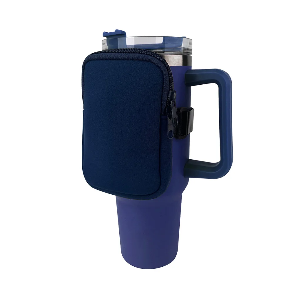 40oz Tumbler Mug Holder Carrier Neoprene Water Bottle Purse Pouch ...