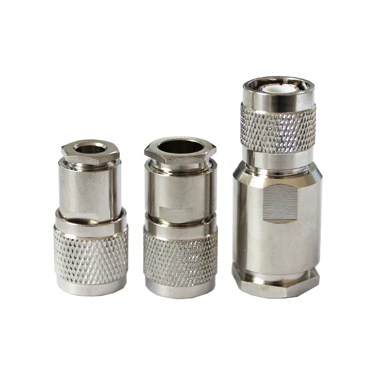 product tnc j3 connector rf five piece set tnc male coaxial connector for rg58 cable assembly-1