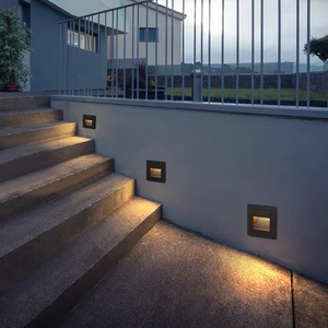 Outdoor Indoor Waterproof IP65 Smart Recessed Motion Sensor Step Lights Side Staircase Led Stair Wall Light