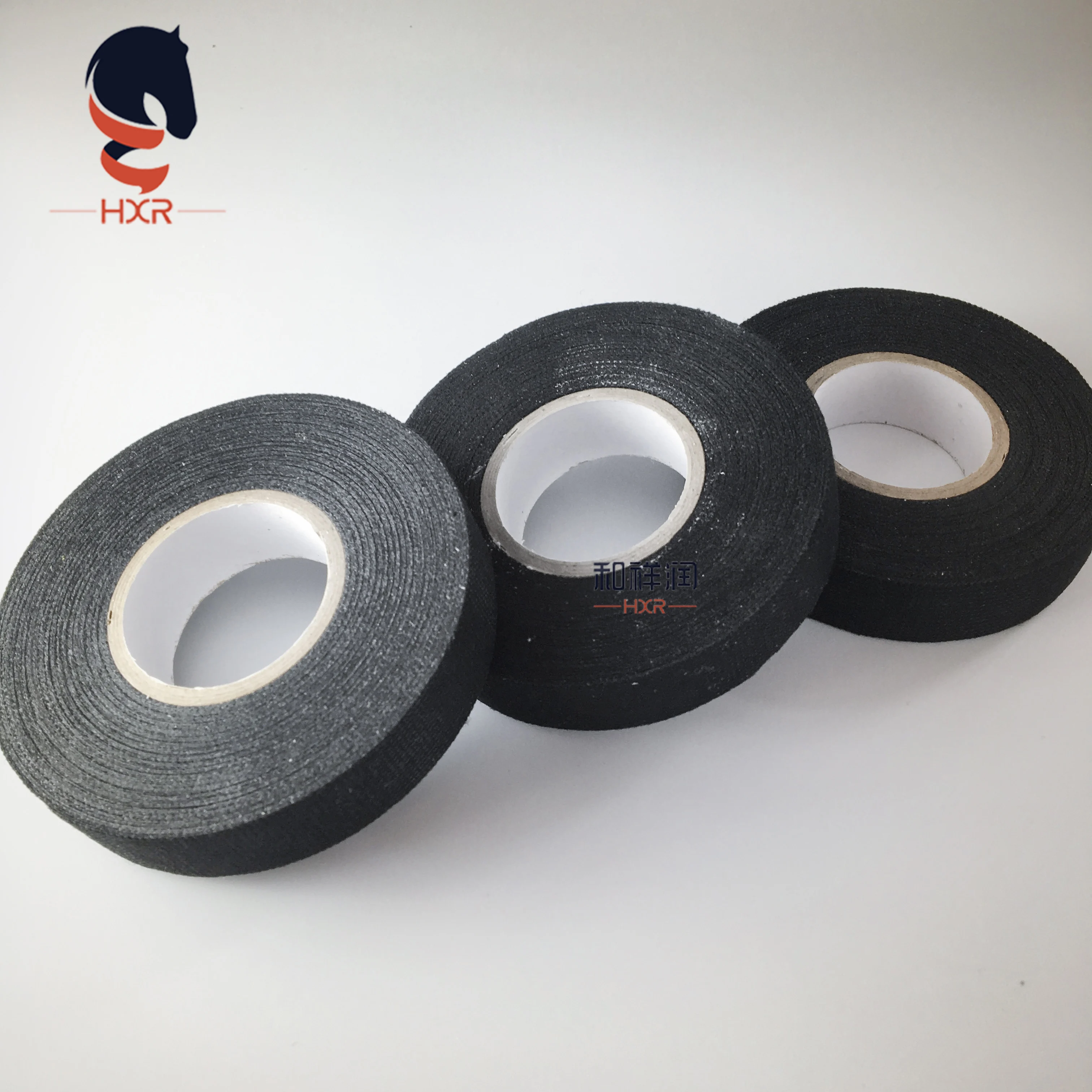 Adhesive Cloth Fabric Cotton Insulation Tape Black Wiring Harness ...