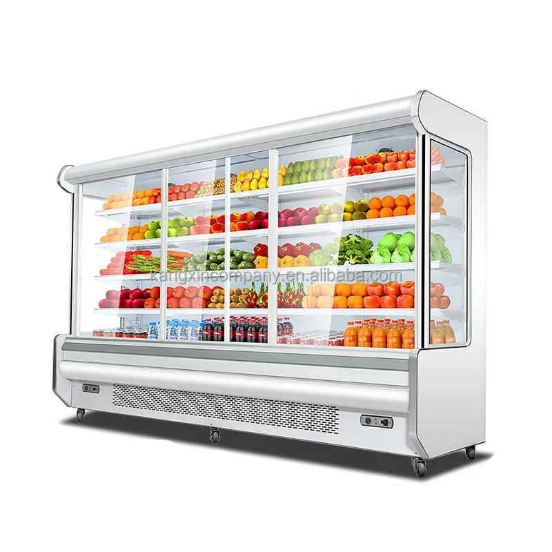 Supermarket Vegetable Refrigerator Efficient Reliable