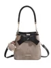 8202 retro art bucket bag no pendant