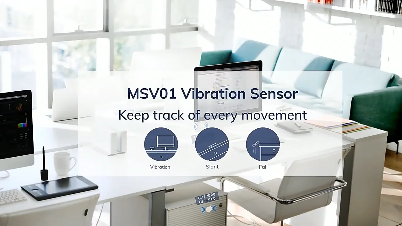 Wireless Vibration Monitoring Sensor Ble Vibration Sensor Iot Bluetooth