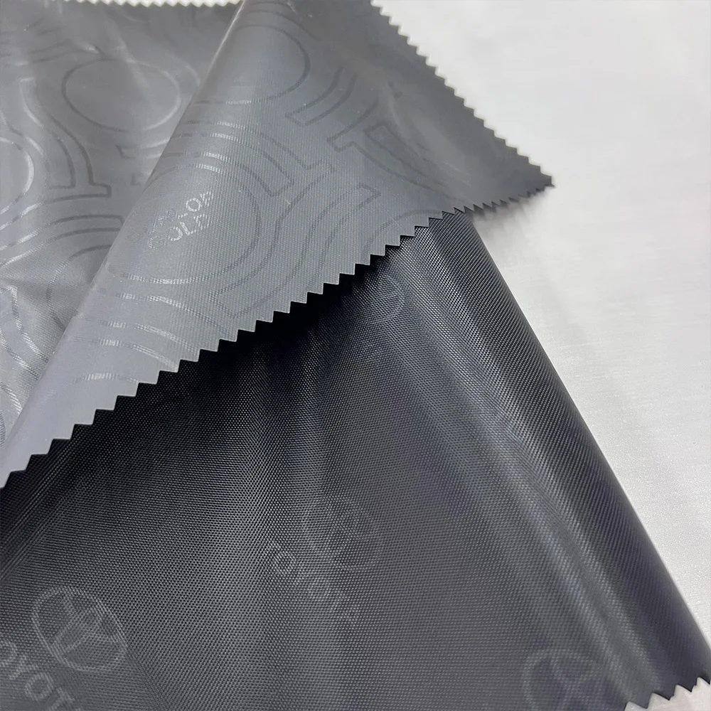 New Design 100 Polyester 190t Taffeta Waterproof Embossed Fabric