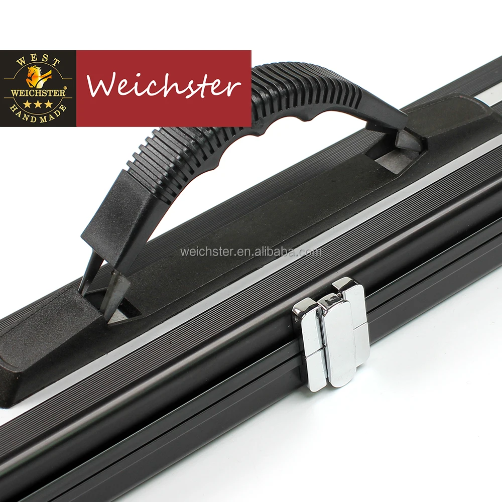 Weichster New 1piece Aluminum Snooker Pool Cue Case 60" With Locks