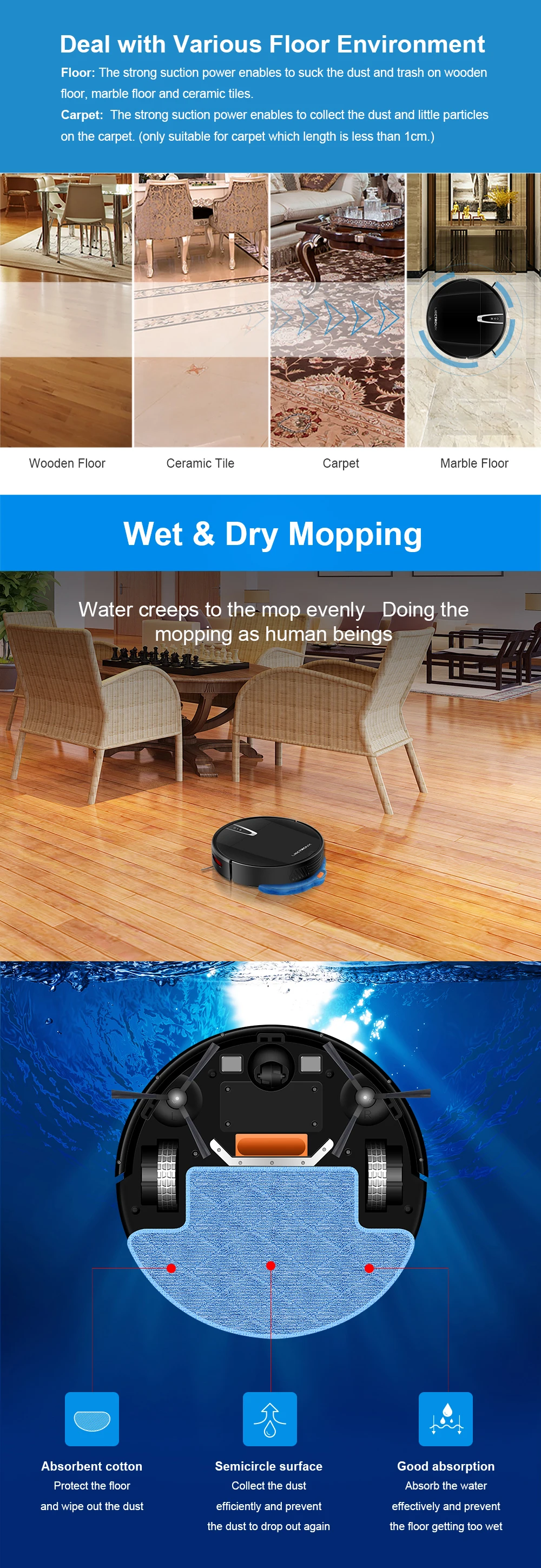 Oem/china Factory Supply Robot Vacuum Cleaner Liectroux V3s Pro