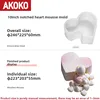 10-inch notched heart-shaped mousse mold 2050