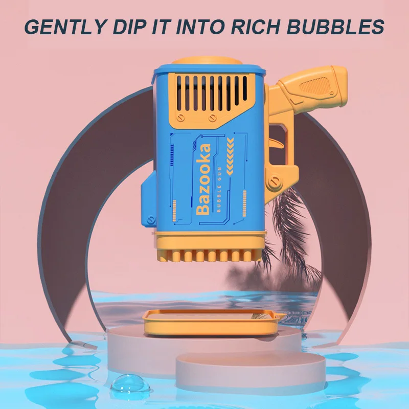 Пузырьковый пистолет Power force с 77 отверстиями bazooka mega light up