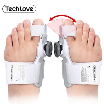 Tech Love Night Adjustable Big Toe Straightener Bunion Splint Hallux Valgus Orthopedic Bunion Corrector Joints Fixation Brace