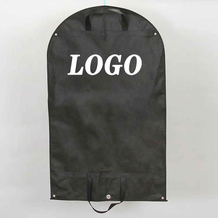 Custom Eco Friendly Non Woevn Clothing Foldable Suit Bag Garment Bag Suit  Cover 140cm Suit Bag